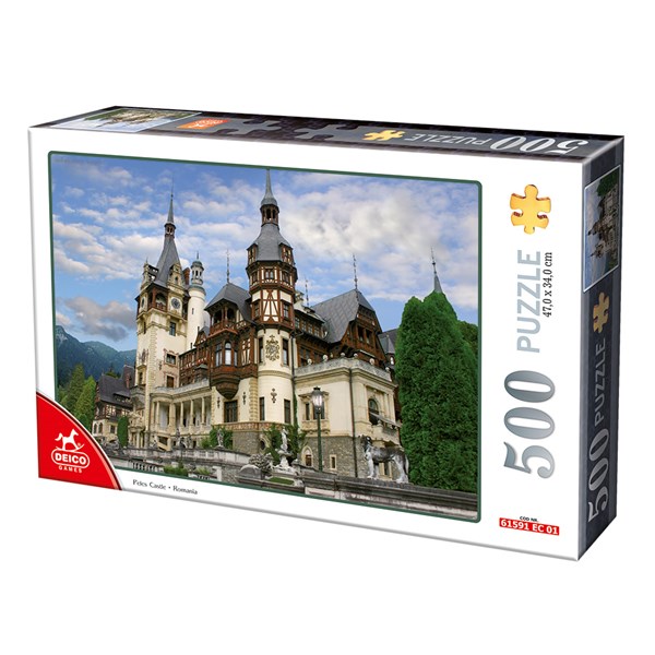 Deico (61591) - "Peles Castle" - 500 brikker puslespil