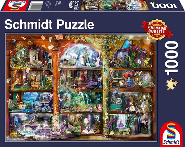 Schmidt Spiele (58965) - "Fairytale Magic" - 1000 brikker puslespil