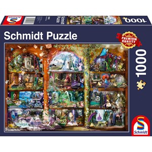 Schmidt Spiele (58965) - "Fairytale Magic" - 1000 brikker puslespil