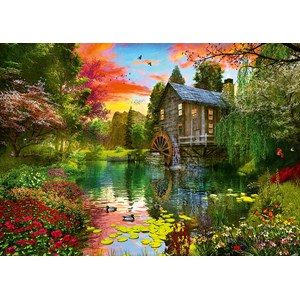 Schmidt Spiele (58968) - "The Water Mill" - 1000 brikker puslespil