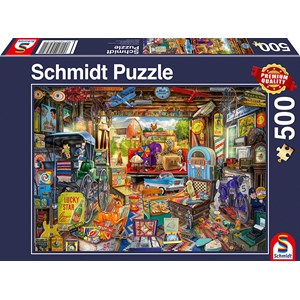 Schmidt Spiele (58972) - "Garage Sale" - 500 brikker puslespil