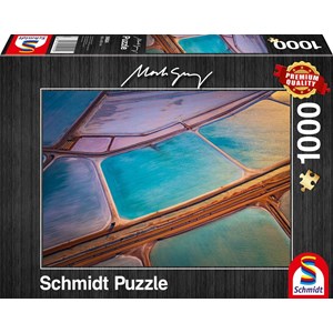 Schmidt Spiele (59924) - Mark Gray: "Pastelle" - 1000 brikker puslespil