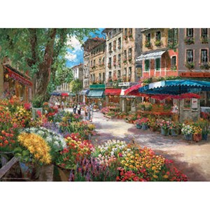 Anatolian (PER3106) - Sam Park: "Blomstermarked i Paris" - 1000 brikker puslespil