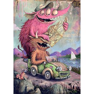 Heye (29938) - "Zozoville" - 2000 brikker puslespil