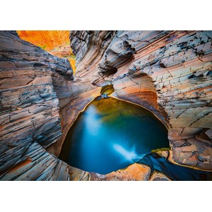 Schmidt Spiele (59922) - Mark Gray: "Indigo" - 1000 brikker puslespil