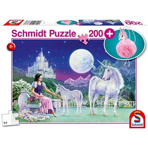 Schmidt Spiele (56373) - "Unicorn" - 200 brikker puslespil