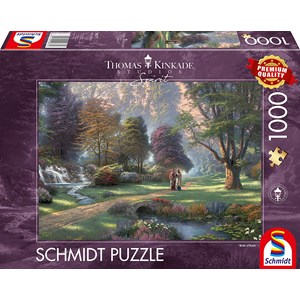 Schmidt Spiele (59677) - Thomas Kinkade: "Spirit, Way of Faith" - 1000 brikker puslespil