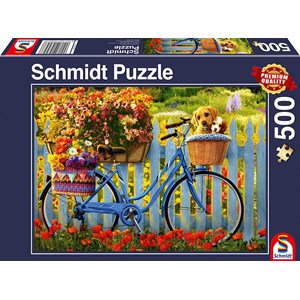 Schmidt Spiele (58957) - "Sunday Excursion with Good Friends" - 500 brikker puslespil