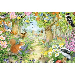 Schmidt Spiele (56370) - "Animals of the Forest" - 100 brikker puslespil