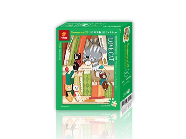 Pintoo (p1135) - "Love Cat" - 150 brikker puslespil