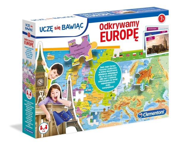 Clementoni (50020) - "Europe Map" - 104 brikker puslespil