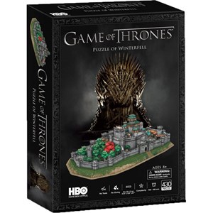Cubic Fun (ds0988) - "Game of Thrones, Winterfell" - 430 brikker puslespil