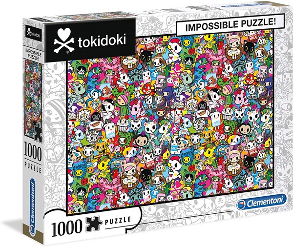 Clementoni (39555) - "Tokidoki" - 1000 brikker puslespil