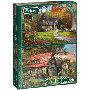 Falcon (11294) - Dominic Davison: "Woodland Cottages" - 1000 brikker puslespil