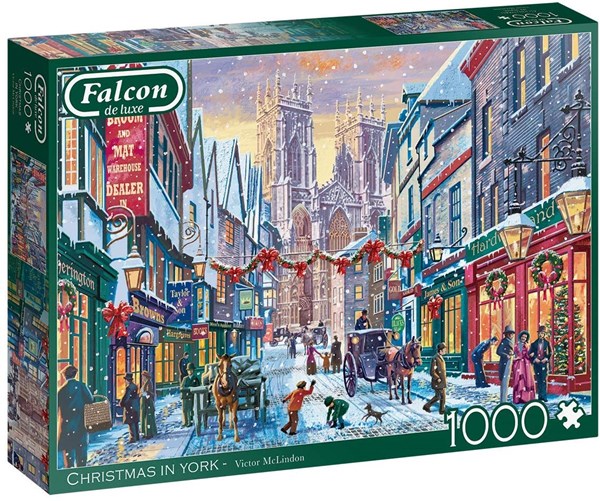 Jumbo (11277) - Victor McLindon: "Christmas in York" - 1000 brikker puslespil