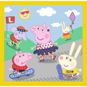 Trefl (34849) - "Peppa's happy day, Peppa Pig" - 20 36 50 brikker puslespil
