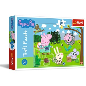 Trefl (18245) - "Peppa Pig, Forest Expedition" - 30 brikker puslespil