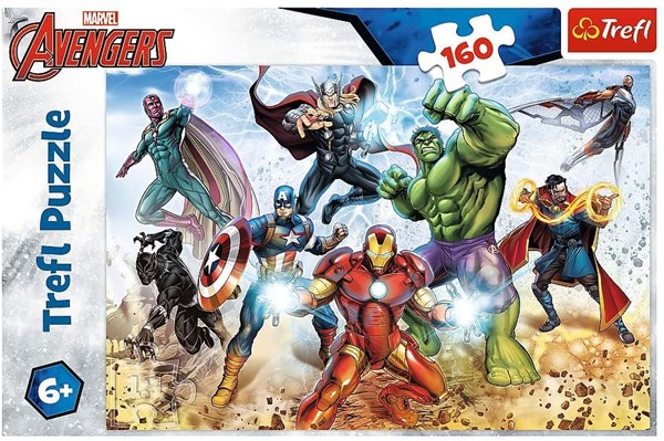 Trefl (15368) - "Disney Marvel, The Avengers" - 160 brikker puslespil