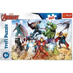 Trefl (15368) - "Disney Marvel, The Avengers" - 160 brikker puslespil