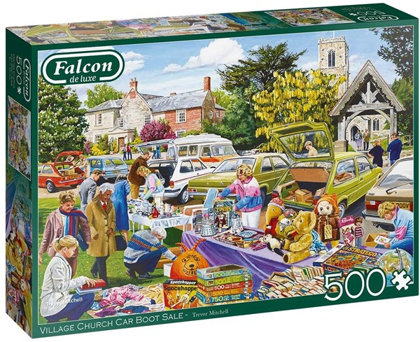 Falcon (11301) - Trevor Mitchell: "Village Church Car Boot Sale" - 500 brikker puslespil