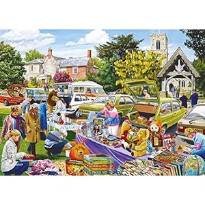 Falcon (11301) - Trevor Mitchell: "Village Church Car Boot Sale" - 500 brikker puslespil