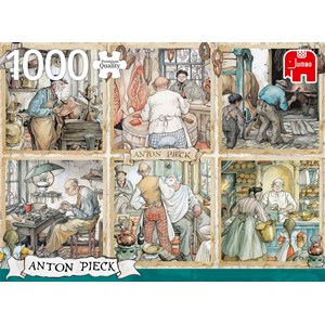 Jumbo (18817) - Anton Pieck: "Craftmanship" - 1000 brikker puslespil