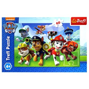 Trefl (17321) - "Paw Patrol" - 60 brikker puslespil