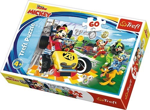 Trefl (17322) - "Disney, Mickey and the Roadster Racers" - 60 brikker puslespil