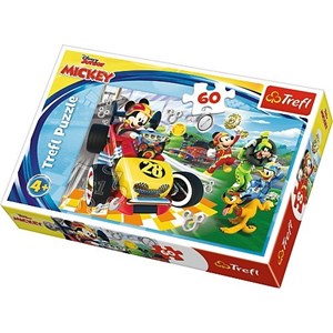 Trefl (17322) - "Disney, Mickey and the Roadster Racers" - 60 brikker puslespil