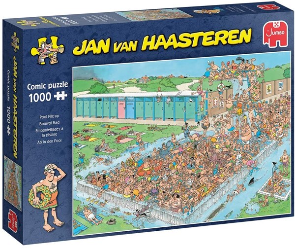 Jumbo (20039) - Jan van Haasteren: "Pool Pile-Up" - 1000 brikker puslespil