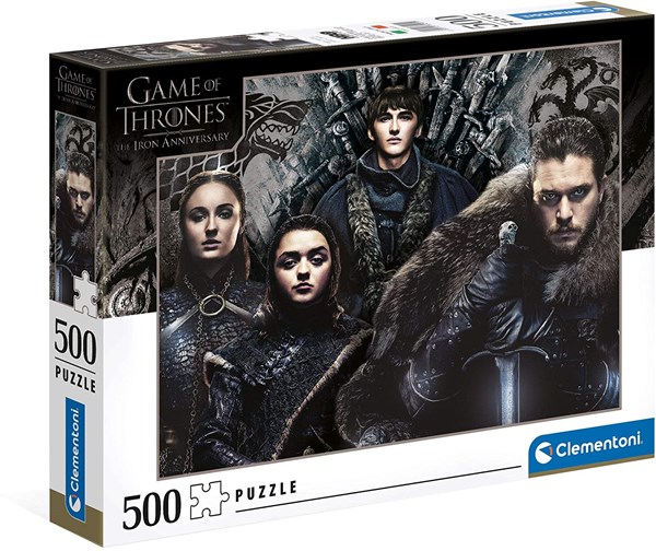 Clementoni (35091) - "Game of Thrones" - 500 brikker puslespil