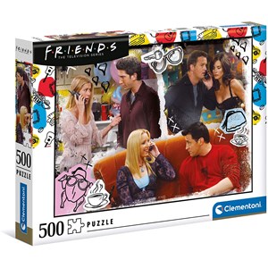Clementoni (35090) - "Friends" - 500 brikker puslespil