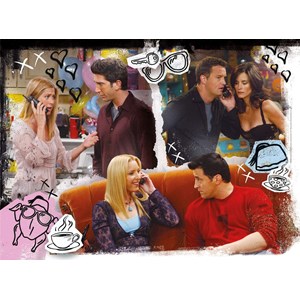 Clementoni (35090) - "Friends" - 500 brikker puslespil