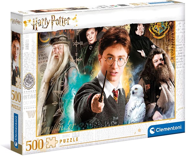 Clementoni (35083) - "Harry Potter" - 500 brikker puslespil