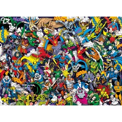 Clementoni (39599) - "DC Comics" - 1000 brikker puslespil