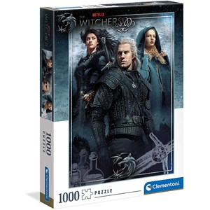 Clementoni (39592) - "The Witcher" - 1000 brikker puslespil