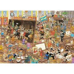 Jumbo (20032) - Jan van Haasteren: "A Trip to the Museum" - 1000 brikker puslespil