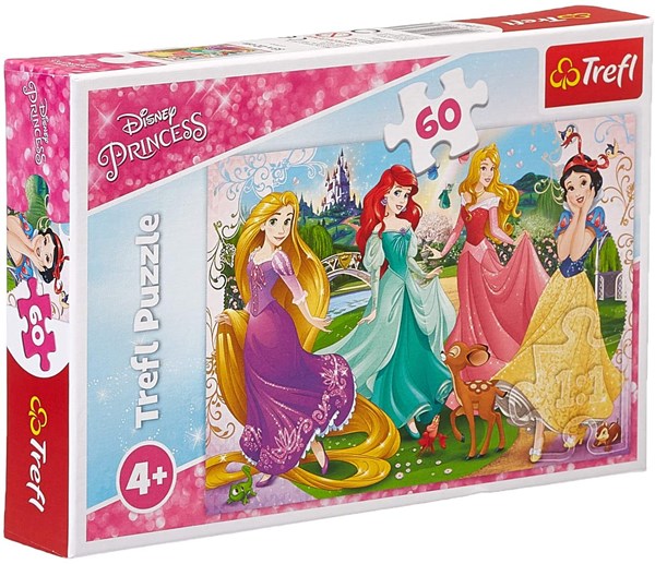 Trefl (17347) - "Disney Princess" - 60 brikker puslespil