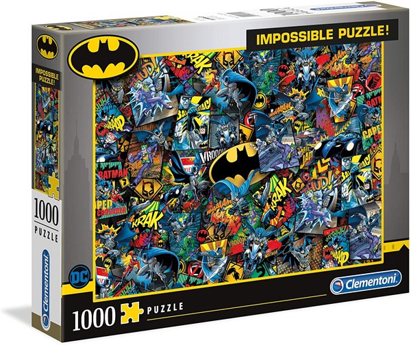 Clementoni (39575) - "Batman" - 1000 brikker puslespil