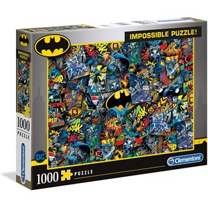 Clementoni (39575) - "Batman" - 1000 brikker puslespil