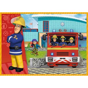 Trefl (34311) - "Fireman Sam to the Rescue" - 35 48 54 70 brikker puslespil