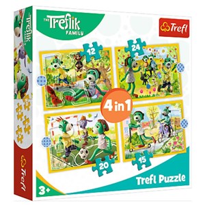 Trefl (34358) - "Treflik's common fun" - 12 15 20 24 brikker puslespil