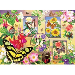 Cobble Hill (85062) - Rosiland Solomon: "Butterfly Magic" - 500 brikker puslespil