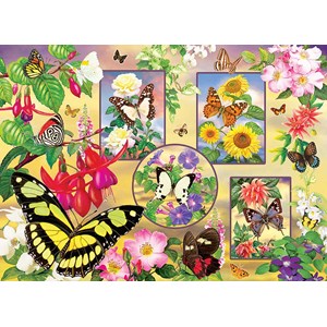 Cobble Hill (85062) - Rosiland Solomon: "Butterfly Magic" - 500 brikker puslespil