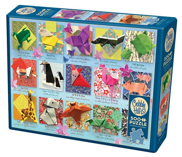 Cobble Hill (85083) - "Origami Animals" - 500 brikker puslespil