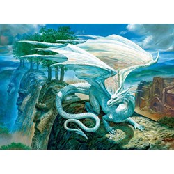 Cobble Hill (85071) - Ciruelo: "White Dragon" - 500 brikker puslespil