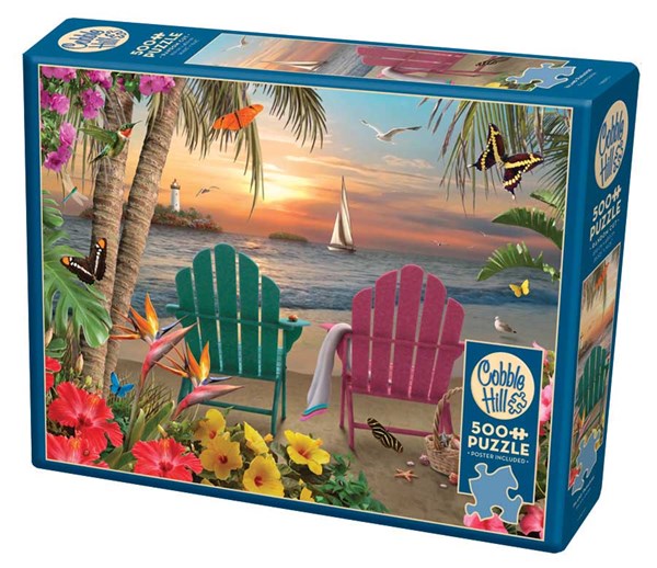 Cobble Hill (85077) - Alan Giana: "Island Paradise" - 500 brikker puslespil