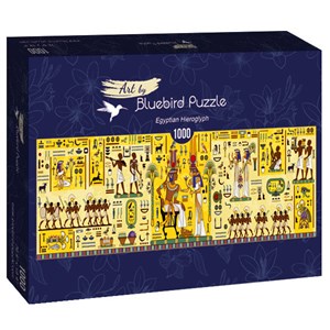 Bluebird Puzzle (60099) - "Egyptian Hieroglyph" - 1000 brikker puslespil