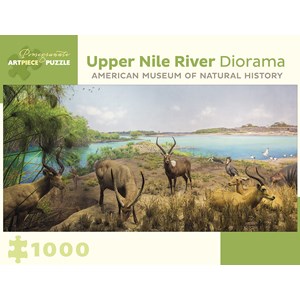 Pomegranate (AA957) - "Upper Nile River Diorama" - 1000 brikker puslespil
