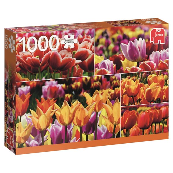 Jumbo (18364) - "Holland Tulips" - 1000 brikker puslespil